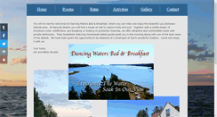 Desktop Screenshot of dancingwatersbnb.com